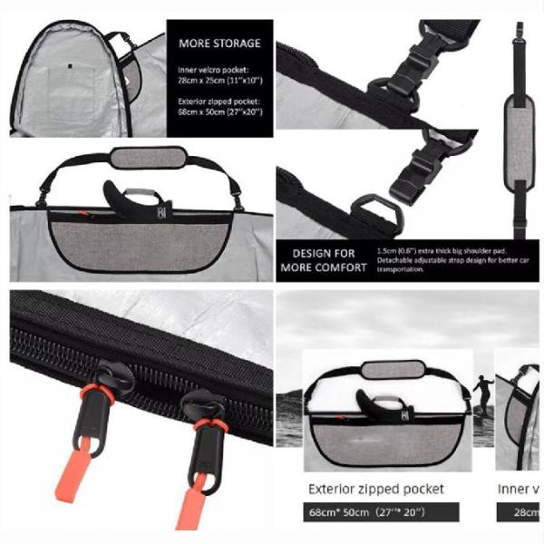 Customized Surfboard Travel Bags For Surfing Sports