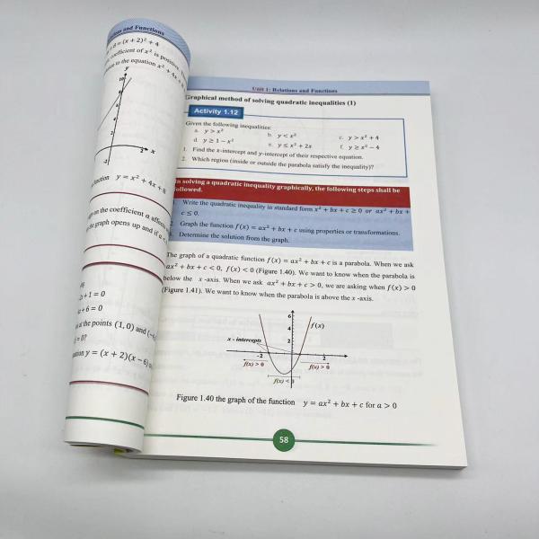 Custom Book Printing Softcover Paperback Book Printing Softcover Book Printing Paperback