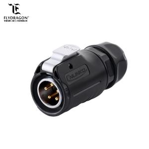 China LP20 5pin DC Jack Wiring Connector Waterproof IP65/IP67 Electrical Cable Connector Price Reasonable wholesale