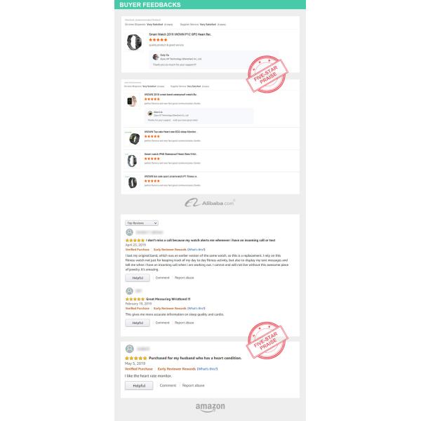 Touch Screen 240*240 Thickness 8.5mm Waterproof Sport Smart Watch