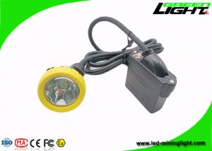 China IP68 1.65W 450mA Miner Led Cap Lamp Corded 20hs 216Lum wholesale