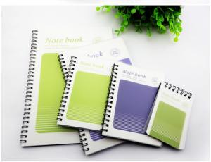 China Color PP Spiral notebook wholesale