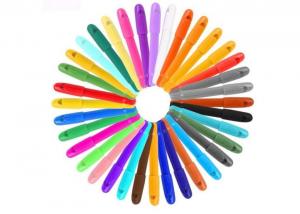 China 36 Colors Eco-friendly fancy  Non-toxic wax crayon set/ Cheaper 36 colors rotating body crayon for children wholesale
