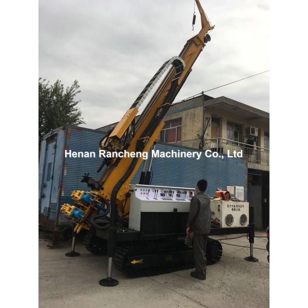 Hydraulic High Pressure Jetting Drilling Rig Electric Motor 130m - 170m Depth