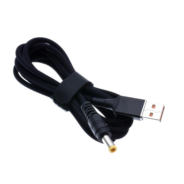 65W Laptop USB Male Cable DC 20V 2.25A 3.25A 5.5x2.5mm For Computer