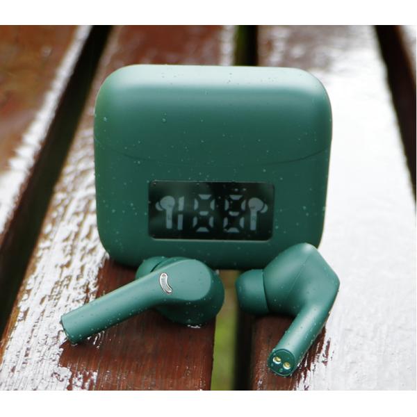 LED Display Anc Wireless Noise Cancelling Bluetooth Earphones Earbuds For Phone Calls