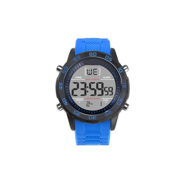 Shock Resistant Digital Plastic Sports Watch 5cm Dial Diameter With Alarm Function