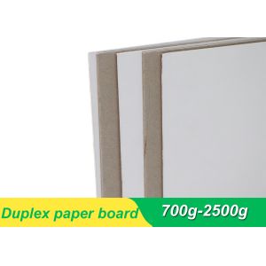 Buy cheap Duplex board paper laminated with grey board 700gsm 1mm from wholesalers