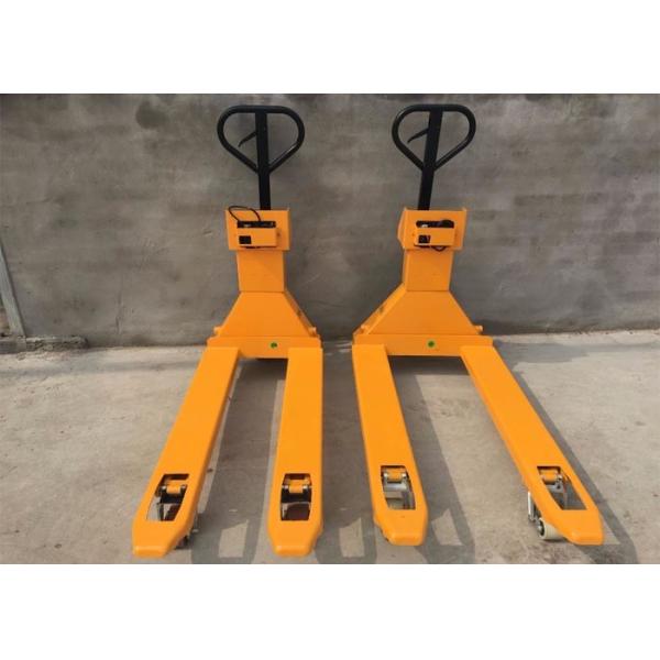 Quality Digital 2000Kg 3 Ton Manual Pallet Jack With Weight Scale for sale