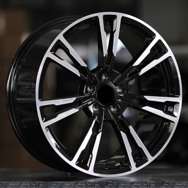Titanium Machine Face Gloss black''forged wheels for Audi Q7