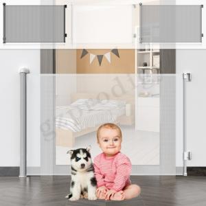 China Kids Stair Protection Customize Support Mesh Expandable Gate Retract A Gate 72 Inch wholesale