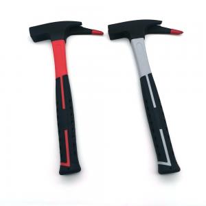 China Nailing Tools Roofer Hammer Checkered Face Black Hammer Head 600g Single Claw Fiberglass Roofing Hammers wholesale