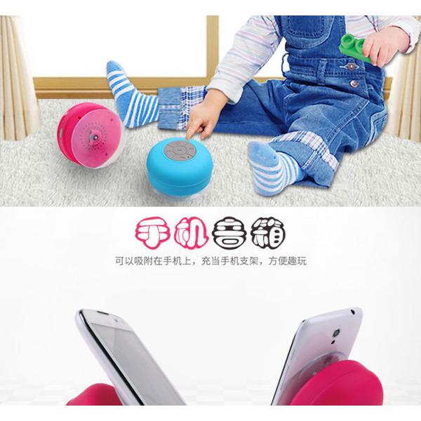 Waterproof Bluetooth Speaker Foreign trade selling sucker wireless bathroom car hands-free mobile phone mini-audio subwo