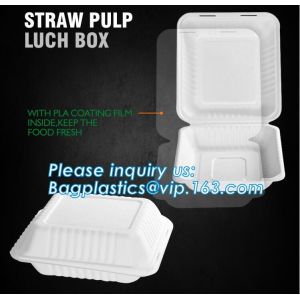 straw pulp lunch box,eco-friendly PLA tableware,dinnerware set,healthy tableware