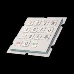 Watertight Metal Industrial Numeric Keypad For Train Ticket Terminal