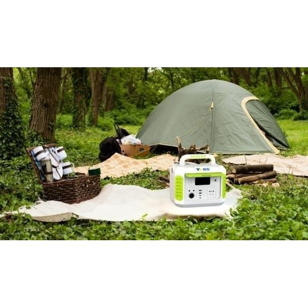 Portable Power Station,300Wh/292000mAhSolar Generator,Lifepo4 Battery Power Supply 300W Peak 500W with USB-C ,PD60W 4