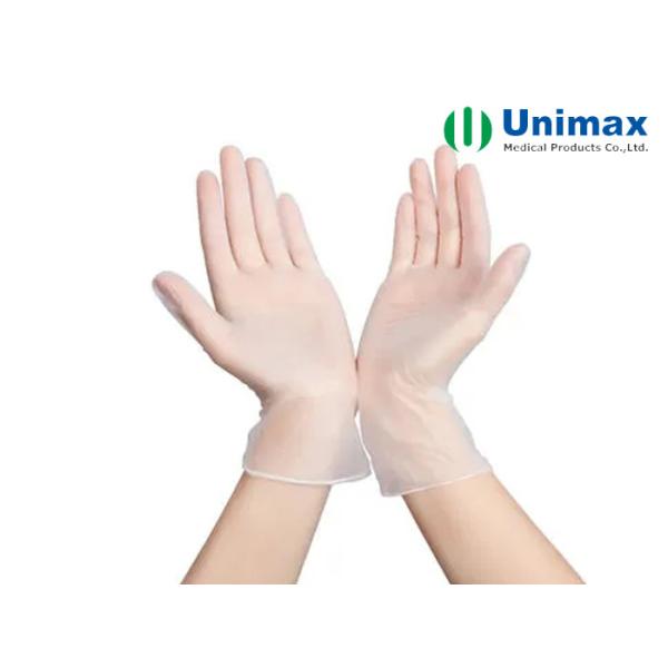 disposable EN455 Clear Plastic Gloves For Food Handling high density