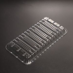 Disposable Plastic PET Plate Takeaway Convenient Food Container