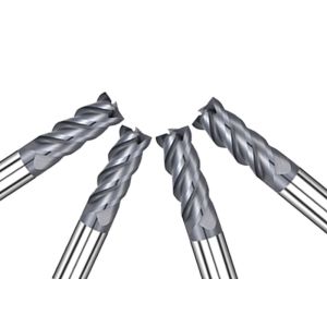 China HRC65 4 Flutes Carbide End Mill Cutter on sale
