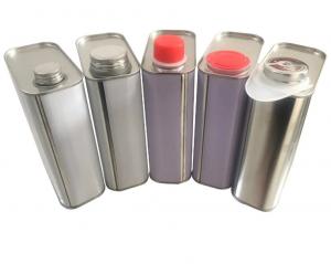 China Paint Packaging Aerosol Tin Can Square Metal Pail Fast Dispatch 4 Colors Printing wholesale