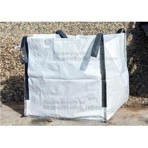 Durable PP Woven Big Bag From China Big Bag woven bags,1 ton black color sand