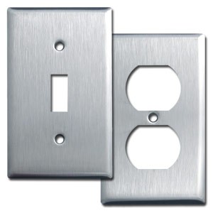 ROHS ISO Certified Stainless Steel Wall Plate for Switches Customizable as per Demand