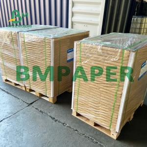 China 300g 400g Single Side Waterproof PE Coated Kraft Paper To Food Packing Boxes wholesale