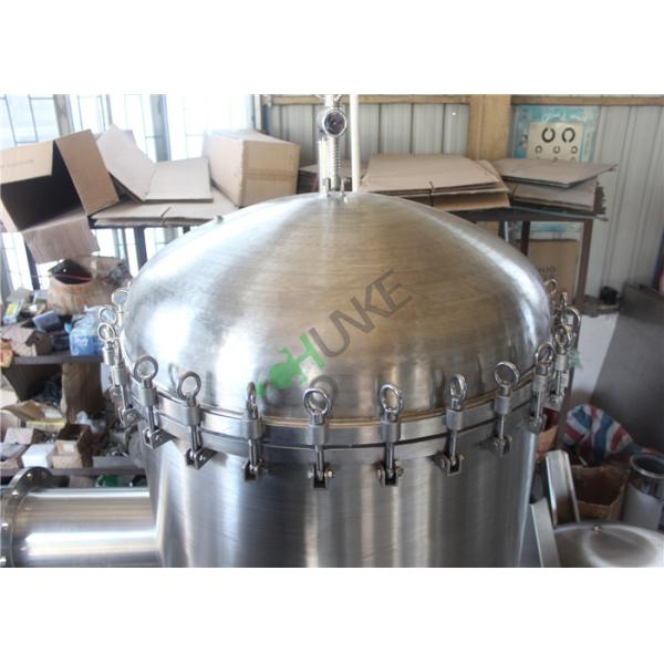 SUS304 SUS316 Single Cartridge Filter Housing In Drum Filter 1.50-3.00mm Thickness