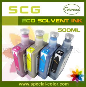 China Hot sale Galaxy Eco solvent ink for DX5 DX6 DX7 printhead.eco max ink cartridge wholesale