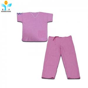 China Nonwoven Fabric Short / Long Sleeve Medical Wear Clothing Hospital Uniforms wholesale