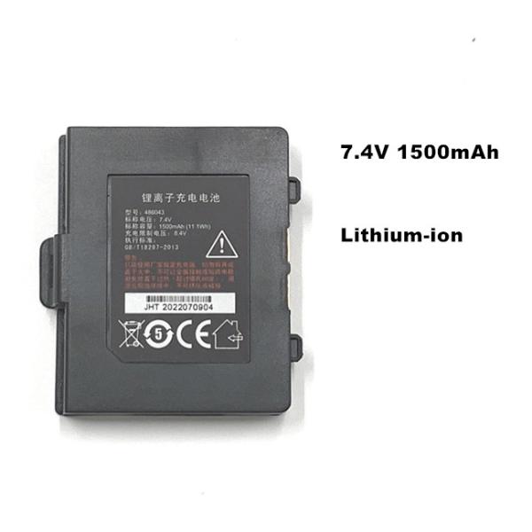 POS Terminal Scanner 7.4V 1500mAh Lithium Battery Data Collector Walkie Talkie Battery