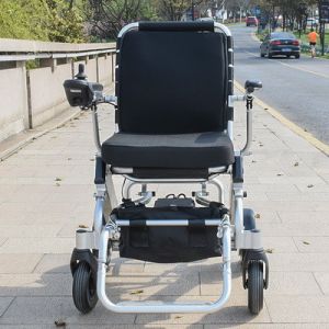 Brushless Motor Lightweight Mobility Electric Wheelchairs For Disabled