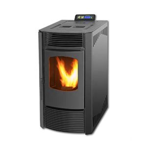 China Cast Iron Wood Pellet Stove 50Hz 230V 20KG Hopper Capacity wholesale