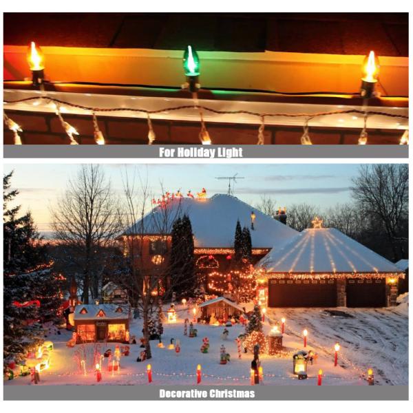 240V 220V Dimmable Led Edison Bulbs C7 E12 1W LED Filament Bulb