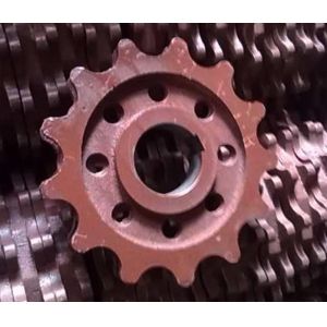 China Heat Treatment Boiler Sprocket Wheel Double Pitch Chain Sprocket Antirust wholesale