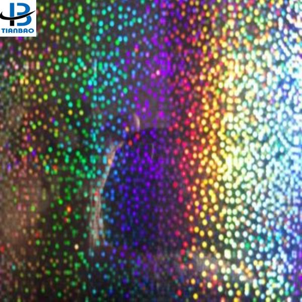 PET Cold Foil Film Aluminum Metalized PET Holographic Film for Exhibition Glitter Film