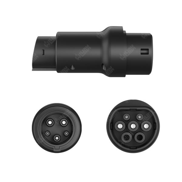 Oem EV Charger Connector 32A Adapter Ev Charger Car Ac Connector Gbt to J1772 Adapter