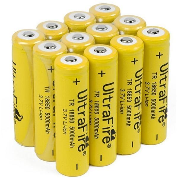 Quality New UltraFire TR 18650 5000mAh 3.7V rechargeable Li-ion battery for sale