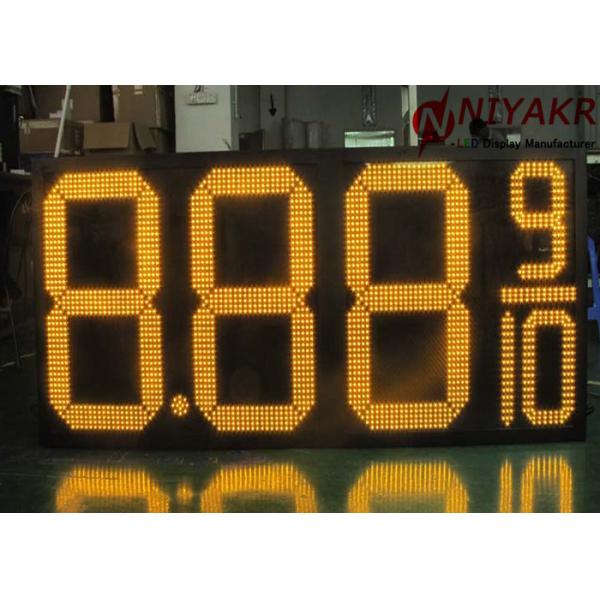 Customized LED Digital Gas Price Signs 8.889/10 88.88 Display Format