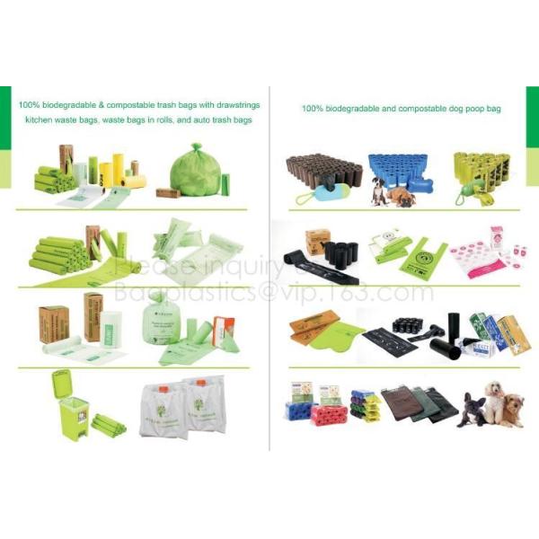 100% Biodegradable Plastic Trash Bag Compostable Garbage Bag 100% Biodegradable and Compostable Plastic Garbage Bag dog