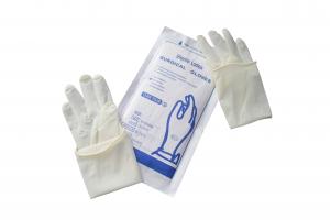 China Rubber Latex Surgical Gloves Powder EO / Gamma Sterilization For Protection wholesale