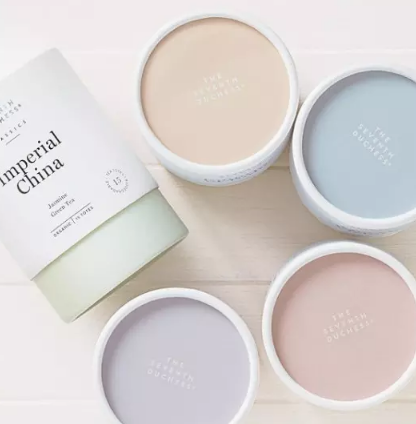 Food Grade Recycled Cardboard Tea Boxes Cylinder Coffee Packaging Box