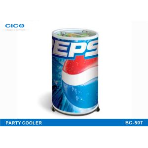 China Small Beverage Round Party Cooler Fashionable Looking CE Certification wholesale