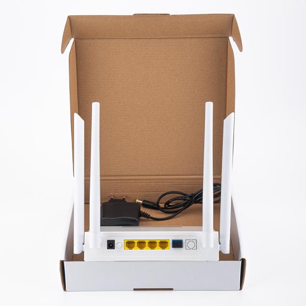 HiOSO Dual Band ONU 4GE WIFI Plastic Casing XPON ONU For FTTH FTTO Solution