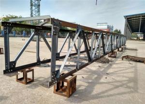 China Short Span Prefabricated Steel Pedestrian Bridges / Steel Bridge Construction wholesale