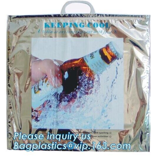 thermal large ice cooler bag/insulated aluminium foil 600D polyester lunch picnic cooler bags,picnic lunch aluminum insu