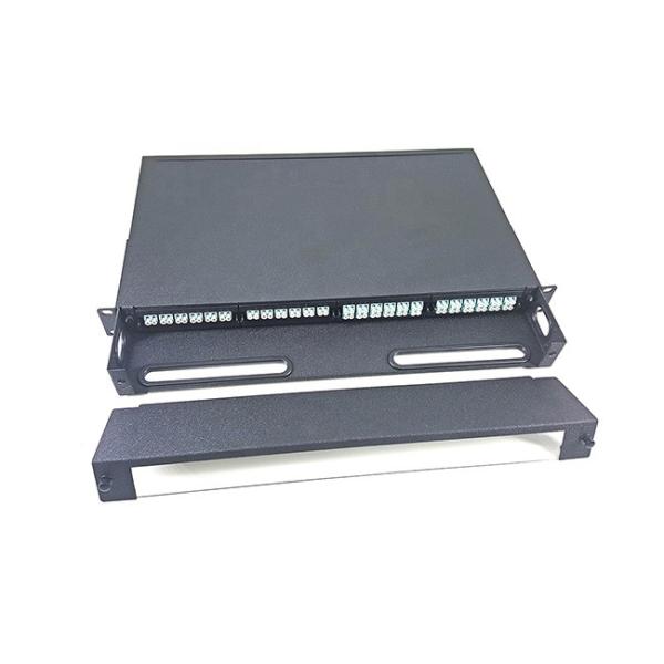 OS2 MPO MTP Fiber Patch Panel Single Mode LSZH Jacket Fanout 8 Cores