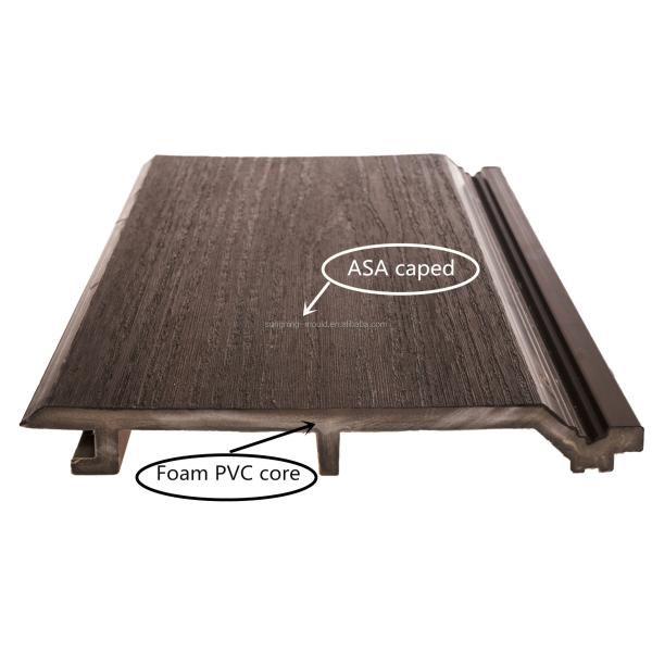 Experience the Beauty of Teak in Co-extrusion 3D Wall Panel for Exterior PVC Cladding