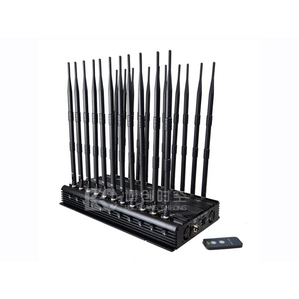 22 antennas VHF 2g 3g 4G 5g mobile phone signal blocker full GPS L1 L2 L5 LoJack WiFi GPS RF 315 / 433 / 868mhz jammer