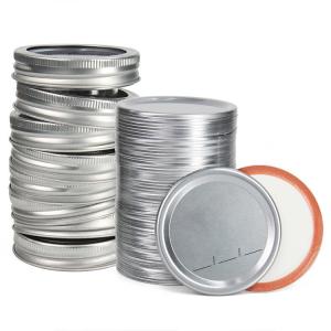 China                  Free Sample 70mm 86mm Tinplate Canning Lids for Mason Canning Jar              on sale